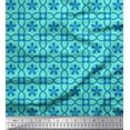 thumbnail image 1 of Soimoi Green Velvet Fabric Talavera Poblana Ethnic Decor Fabric Printed Yard 58 Inch Wide, 1 of 3