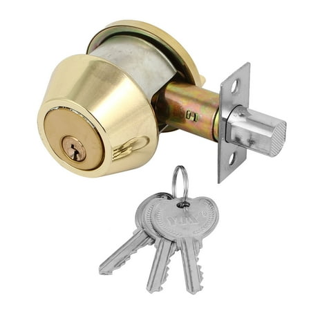 Home Bedroom Doors Single Cylinder Deadbolt Security Keyed Lockset