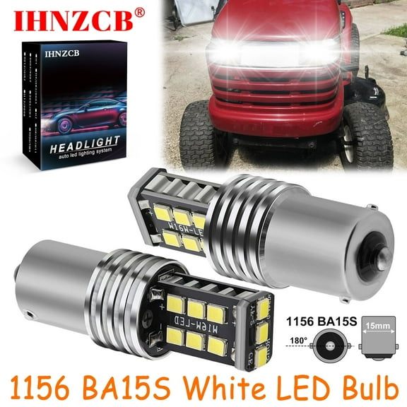 IHNZCB for Craftsman Dyt 4000 Ez3 Ff Tractor Mower Headlights 2x Super Led Light Bulbs