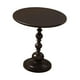 thumbnail image 3 of Mesa auxiliar pequeña, mesa de café, mesa de bebidas, decoración moderna, mesa auxiliar pequeña con pedestal Negro S, 3 of 8