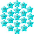 thumbnail image 1 of Pelota antiestrés Chalyna Motivational Star, 30 unidades, 5,6 cm, azul cielo, 1 of 6