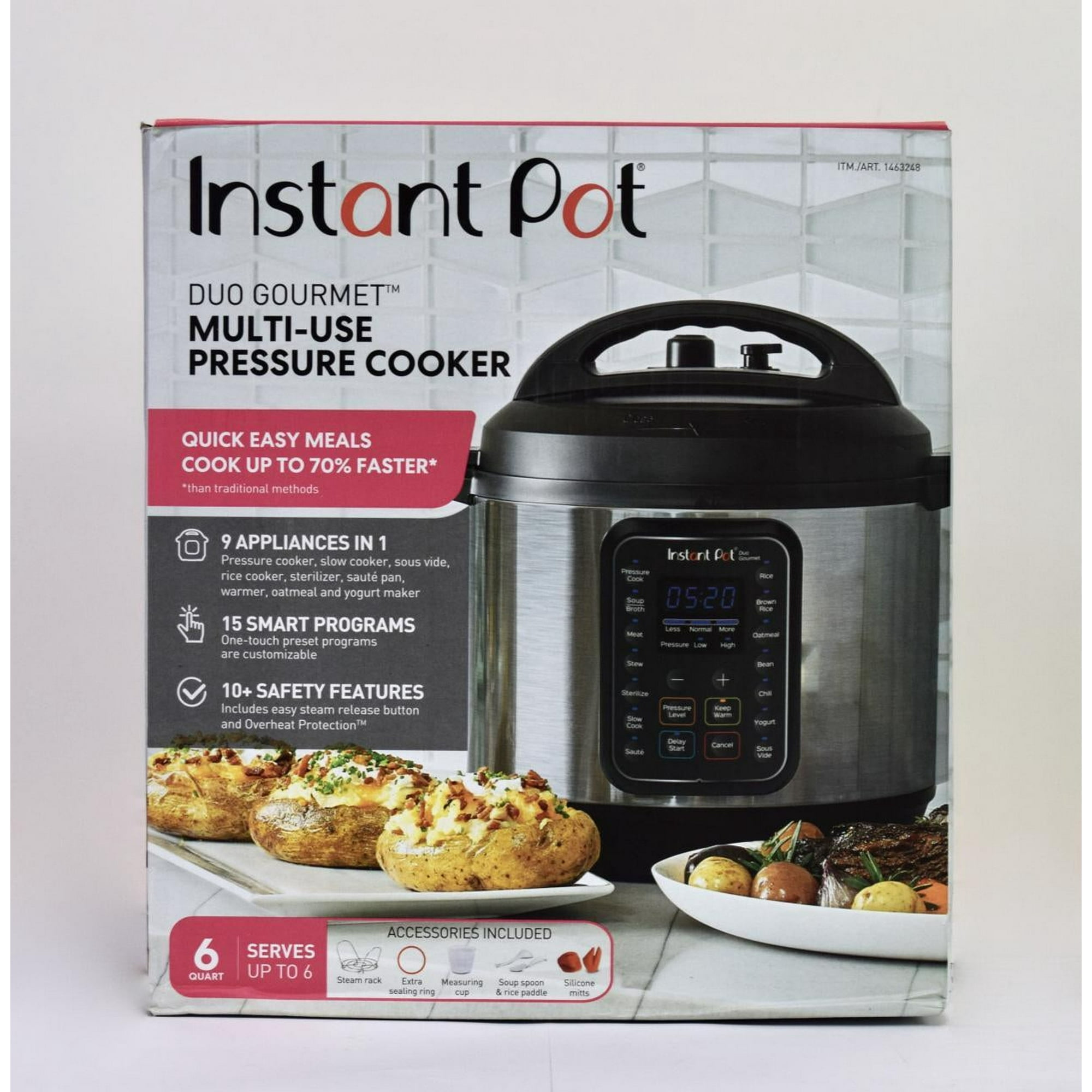 Instant Pot Duo Gourmet Multi-Use Pressure Cooker - Walmart.ca