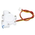 thumbnail image 3 of Sensor de flujo de agua Dispensador de agua Caudalímetro Interfaz dentada Sensor Hall Cable 3P DC3.5‑24V, 3 of 9