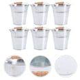 thumbnail image 3 of 6Pcs Tinplate Bucket French Fries Storage Holder Snack Bucket for Bar Party, 3 of 8