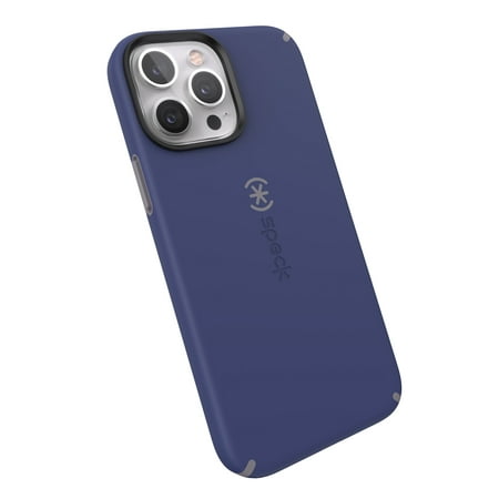 Speck iPhone 13 Pro Max, 12 Pro Max Candyshell Pro phone case in Prussian Blue and Cloudy Gray