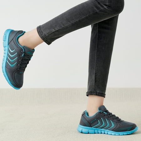 

Womens Sneakers Breathable Mesh lightweight Lace-up Woman Running Athletic Shoes
