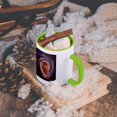 thumbnail image 5 of 3dRose, Halloween Magic Spell, 15oz Two-Tone Green Mug, 5 of 7