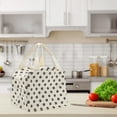 thumbnail image 3 of Unique Bargains 1 Pc Portable Thermal Lunch Bag for Work 10.24"x7.09"x8.27" Pink Beige White,Black, 3 of 5