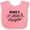 Pink and White, variant on Inktastic Mamas Little Cowgirl with Cowgirl Hat and Boots Girls Baby Bib