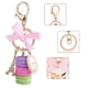 thumbnail image 4 of Llavero de macarrón lindo y colorido, llavero con dije de macarrón, decoración de bolso (púrpura), 4 of 5