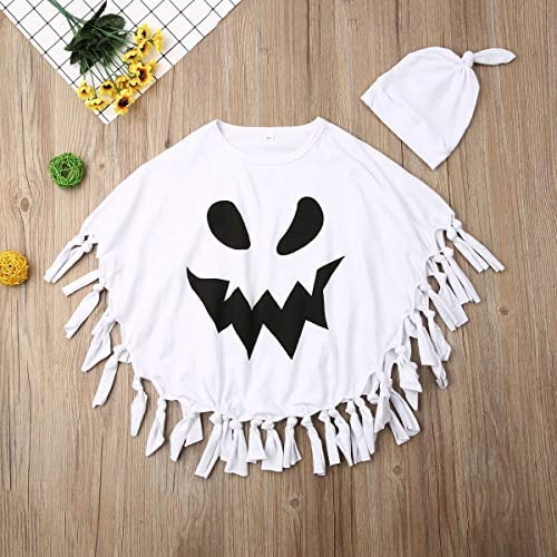 Disfraz de bebé para niños pequeños, disfraz de Halloween, capa, sombrero, manta, divertid OVKMANG OVKMANG