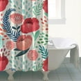 thumbnail image 5 of Boho Style Shower Curtain Floral Rose Vintage Retro Shower Curtain for Bathroom Home Decor Bathtubs Waterproof Fabric Curtain with 12 Hooks 84x72in, 5 of 5