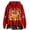 Red, variant on Womens Halloween Graphic Pullover Oversized Drawstring Long Sleeve Tops Fall Floral Pumpkin Maple Leaf Graphic Hoodies Casual Sweatshirt