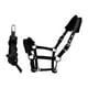 thumbnail image 2 of Práctico caballo Brida Rein Halter Headstall Longitud Equipo ecuestre densidad Esponja suave Cojín Correas Arnés Cuerda Negro shamjiam Riendas de caballo, 2 of 8