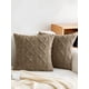 thumbnail image 1 of 1pc Geometric Tufted Cushion Cover Without Filler, Beige Throw Pillow Case For Sofa, 1 of 4