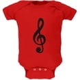 thumbnail image 1 of Treble Clef Rouge Doux Bébé une Pièce, 1 of 1