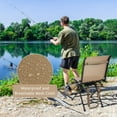 thumbnail image 5 of Gymax Folding 360° Silent Swivel Hunting Chair Blind Chair All-weather Outdoor, 5 of 9
