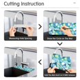 thumbnail image 5 of Yayeee Faucet Mat for Kitchen Sink 14.7" Diatomite Long Splash Guard Pad, Vibrant Cat Pattern, 5 of 7