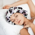 thumbnail image 5 of retro print leopard Silk Bonnet for Sleeping Women Men, Adjustable Elastic Satin Bonnet Bonnet for Sleeping, Soft Similar Silk Curly Cuteness Hair Bonnet for Sleeping, 5 of 7