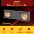 thumbnail image 4 of QPower Dual 12" Sub Box for Chevy Silverado Crew Cab & GMC Sierra Crew Cab 2007-2013, 4 of 5