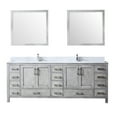 thumbnail image 2 of 84 In. W X 22 D Distressed Grey Bath Vanity With Marble Top, Faucet, And 34 Mirrors - Practical Construction Countertop, Included Faucet Design, 2 of 2