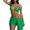Green, variant on Womens Bikini Swimsuits 3 Piece Bathing Suits for Women 3 Piece Bikini Swimsuit Includes Tie-Up Skirt