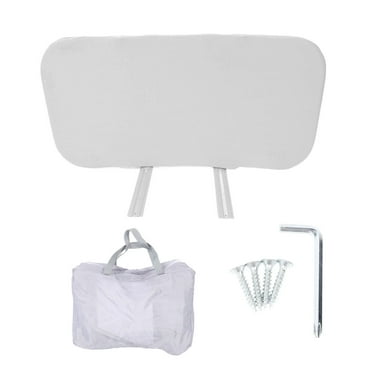 BOKYAN Adjustable Foldable Bed Rail Guard for Toddlers & Cribs – Height‑Adjustable, Steel & Polyester, Portable Safety Barrier, Gray