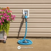 HydroTech Pro Series 3/4 x 25ft Expandable Garden Hose - Kink-Free, 2x Flow, Lightweight