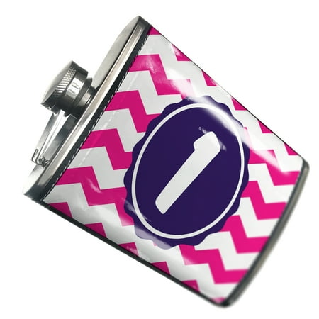

NEONBLOND Flask Monogram 1Pink Purple Chevron