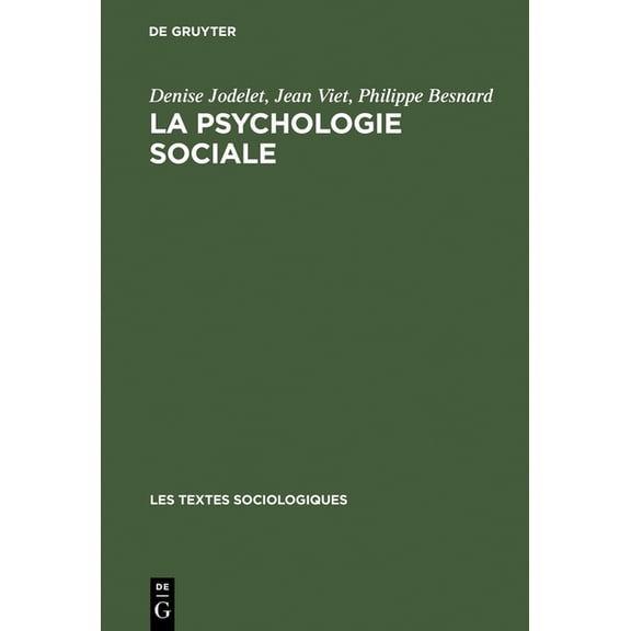 Textes Sociologiques / Ecole Pratique De La psychologie sociale, Book 3, (Hardcover)