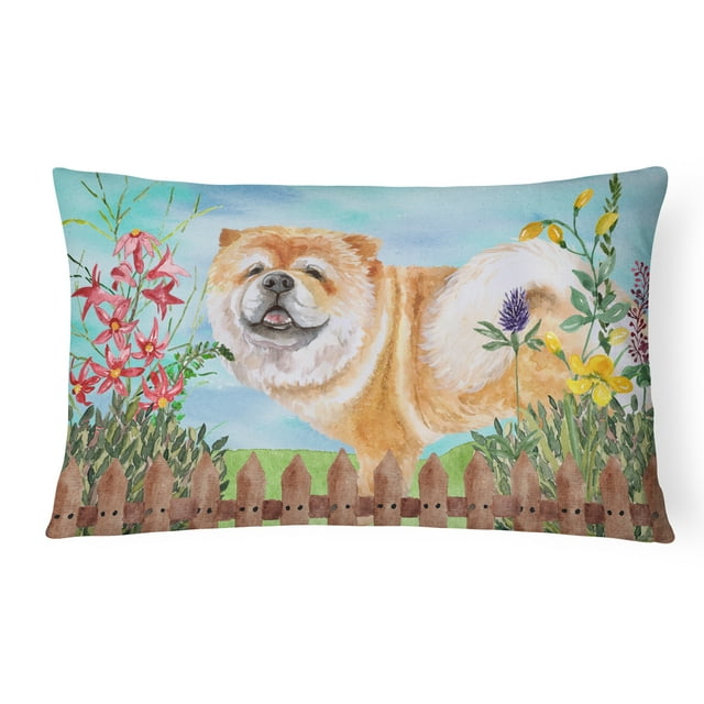 Carolines Treasures CK1257PW1216 Cane Corso Spring Canvas Fabric Decorative Pillow