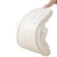 thumbnail image 7 of XFeng Women’s Open Toe Fuzzy Slide Slippers, Solid Faux Fur Soft Plush House Slippers, Non‑Slip Indoor Bedroom Slippers, 7 of 7