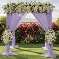 thumbnail image 5 of Wedding Arch Draping Fabric 1 Panel 30'' x 18FT Sheer Chiffon Arch Drapery for Easter Bridal Shower Backdrop Outdoor Party Arches Church Ceremony Decoration, 5 of 6