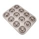 thumbnail image 3 of Inteprter Molde para hornear de acero al carbono de 12 cavidades Molde con 3 patrones de flores Calor uniformemente Herramienta para hacer postres Fácil Utensilios de cocina Inteprter HA015790-00, 3 of 6