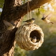 thumbnail image 5 of BotaniNest Bird For Garden And Nesting Natural Materials Shelter For Small Birds Hanging Sleeping Included Versatile Outdoor Habitat Handmade Bird Made Of Natural Materials, 5 of 5