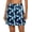 A-blue Floral, variant on Women's Everyday Skort with Built-in Shorts Any Activities Light Summer Skirts Workout Gym