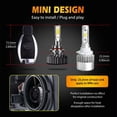 thumbnail image 5 of For 2006 2007 2008 Dodge Ram 1500 2500 3500 LED Headlight Fog Light Bulbs Kit ab, 5 of 5