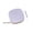 Purple, variant on White White Plastic Contact Lens Case Travel Size Double Lens Holders Built-In Slot For Tweezers And Bottle
