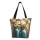 thumbnail image 1 of Fotbe Rustic Daisy Mason Jars Bolsa de Playa con Estampado, Bolsa de Hombro, Bolsa de Mano Espaciosa, Bolsa de Viaje Ligera, Bolsa de Compras Versátil, 1 of 6