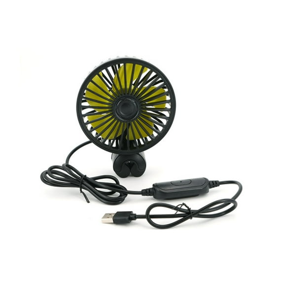 Qocolhg Car Fans,USB Electric Cooling Fan For Backseat, Headrest 360 Degree Rotatable Rear Seat Air-Fan