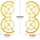 thumbnail image 4 of 360 Protector Hélice Anticolisión TPU Ligero para DJI Neo () Naranja, 4 of 6