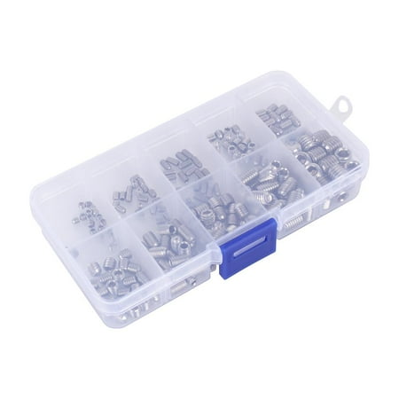 

Mavis Laven 200pcs M3 M4 M5 M6 M8 Stainless Steel Hex Socket Set Screws Assortment Kit 200pcs M3 M4 M5 M6 M8 Stainless Steel Hex Socket Set Screws Assortment Kit