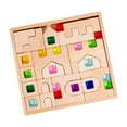 thumbnail image 1 of Juego de bloques de construcción de arcoíris, cubos acrílicos para resolver problemas, juguetes de aprendizaje suaves, bloques de construcción de, 1 of 9