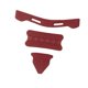 thumbnail image 2 of Almohadillas para casco, almohadillas de esponja, cojines, accesorios suaves, kit de acolchado para casco de bicicleta Rojo, 2 of 9