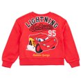 thumbnail image 5 of Disney Cars Toddler Boys' Fleece Sweatshirt and Pants Set McQueen Red, 5 of 6