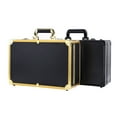 thumbnail image 3 of Graflsoa Portable Aluminum Hairdressing Tool Case with Fireproof Lining, Multi-Compartment Design, Lockable, Gold (Medium), 3 of 6