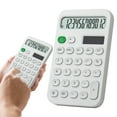 thumbnail image 2 of 1 Pcs Mechanical Switch Calculator,12 Digits,Large LCD Display,Colorful Calculator With Big Buttons,Mechanical Calculator,Calculators Desktop Calculator,Cute Calculator, Aesthetic Calculator (Grey), 2 of 8