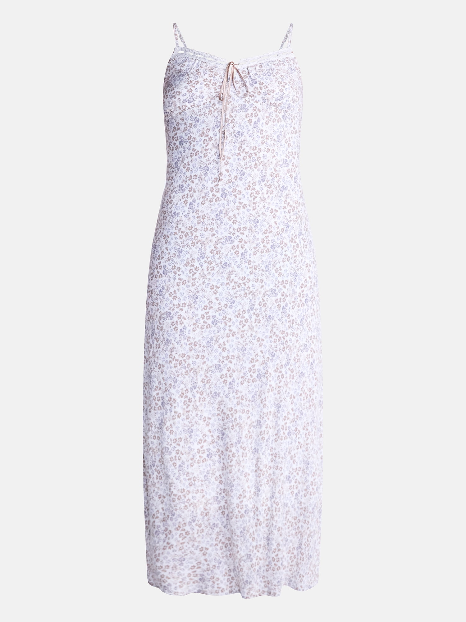 No Boundaries Woven Sweetheart Maxi Dress, Women’s XXS-XXL