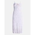 thumbnail image 4 of No Boundaries Woven Sweetheart Maxi Dress, Women’s XXS-XXL, 4 of 4