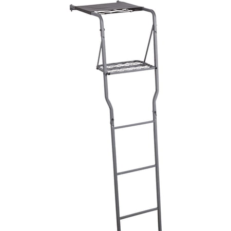 Guide Gear Climbing Ladder Tree Stand with Mesh Seat Climbing Equipment for Deer Hunting 15'